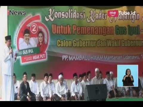 Cagub Jatim, Gus Ipul Minta Dukungan kepada Para Ulama dan Warga - iNews Siang 18/05