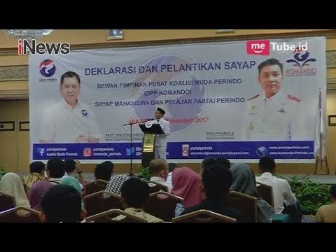 Raih Dukungan Suara Jelang Pemilu, Perindo Bidik Generasi Milenial - iNews Sore 17/05