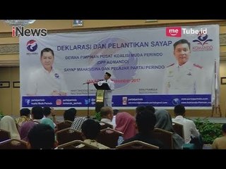 Raih Dukungan Suara Jelang Pemilu, Perindo Bidik Generasi Milenial - iNews Sore 17/05