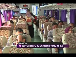 Jelang Arus Mudik, PT KAI Tambah 16 Rangkaian Kereta - iNews Sore 18/05