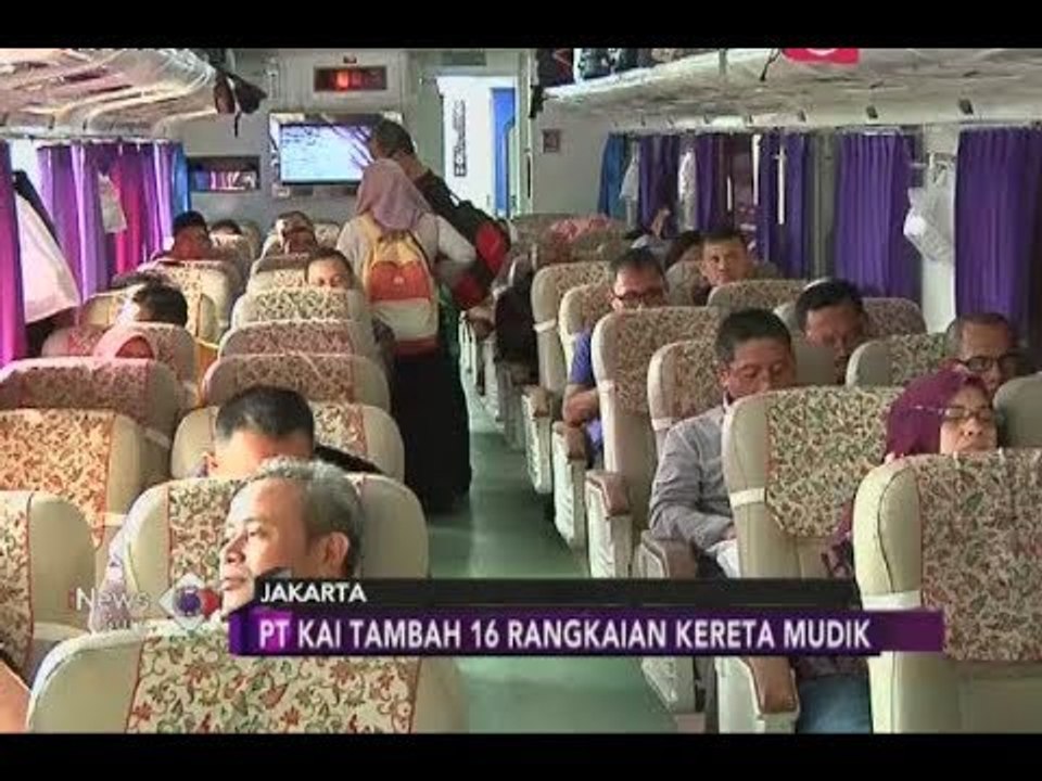 Jelang Arus Mudik, PT KAI Tambah 16 Rangkaian Kereta - iNews Sore 18/05