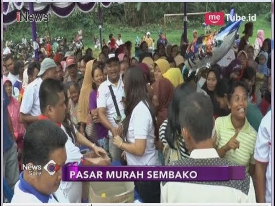 Warga Kendal Antusias Sambut Bazar Sembako Murah Partai Perindo - iNews Sore 21/05
