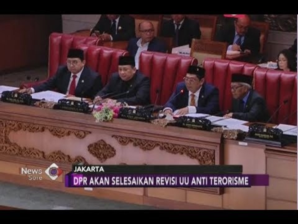 Rapat Paripurna, DPR Janji Percepat Revisi UU Terorisme - iNews Sore 18/05