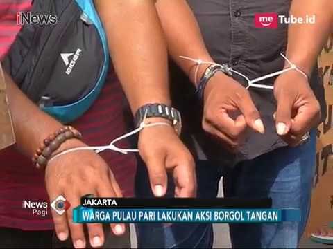 Warga Pulau Pari Gelar Aksi Borgol Tangan di Depan PN Jakut - iNews Pagi 25/05