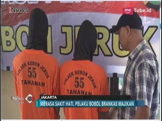 Sakit Hati, Mantan Karyawan Bobol Brankas Milik Majikan - iNews Pagi 26/05