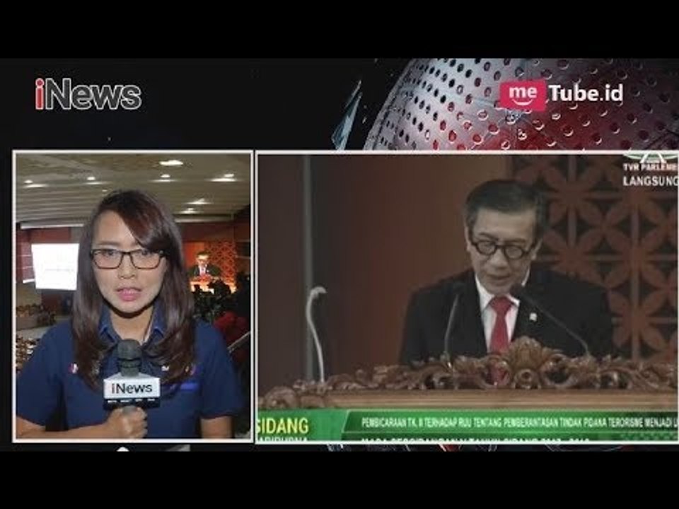 Pasca Sepakati Definisi Terorisme, Revisi UU Disahkan Dalam Sidang Paripurna - iNews Siang 25/05