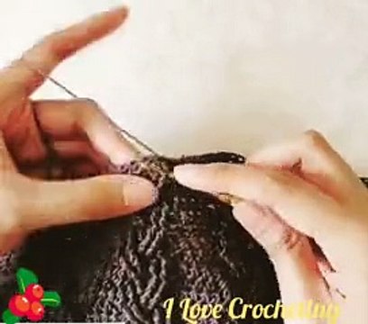 Crochet. Very Beautiful Pattern for Sweaters or Dresses