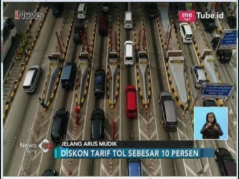 Asyik!! Ada Diskon Tarif Tol 10 Persen Saat Mudik Lebaran 2018 - iNews Siang 01/06