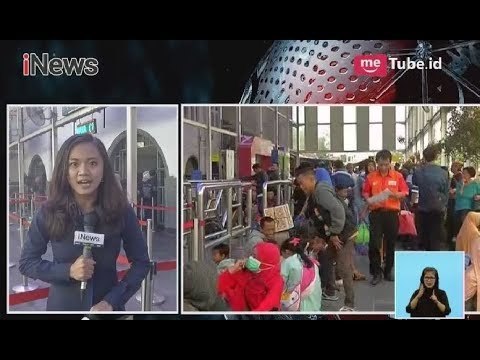 Puncak Keberangkatan Arus Mudik di Stasiun Pasar Senen pada 7 Juni 2018 - iNews Siang 05/06