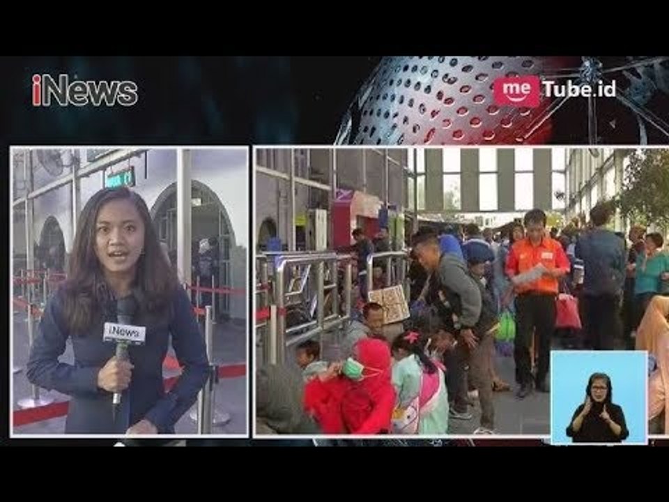 Puncak Keberangkatan Arus Mudik di Stasiun Pasar Senen pada 7 Juni 2018 - iNews Siang 05/06