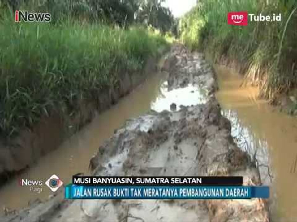 7 Tahun Tak Pernah Diperbaiki, Jalan Desa Tanjung Bali Hancur - iNews Pagi 06/06