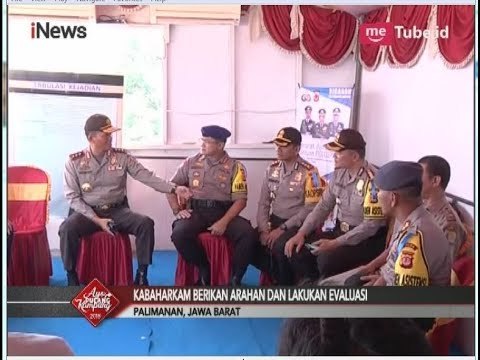 Kabaharkam Polri Tinjau Pos Pengamanan Gerbang Tol Palimanan - iNews Sore 11/06