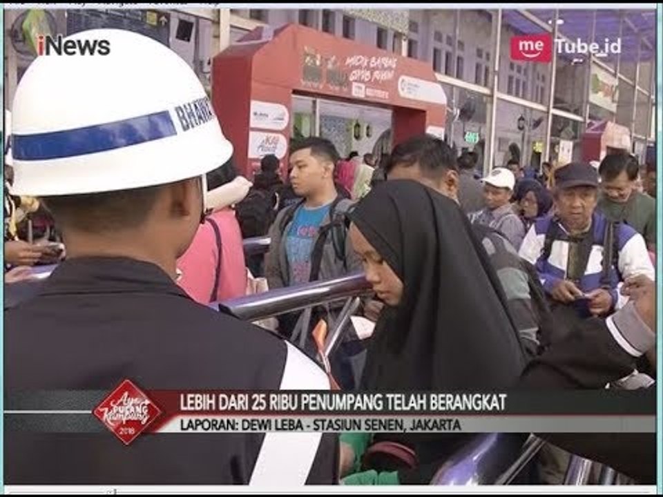 Pantauan Mudik H-4 di Stasiun Senen, Stasiun Gambir, dan Terminal Pulo Gebang - Special Report 11/06