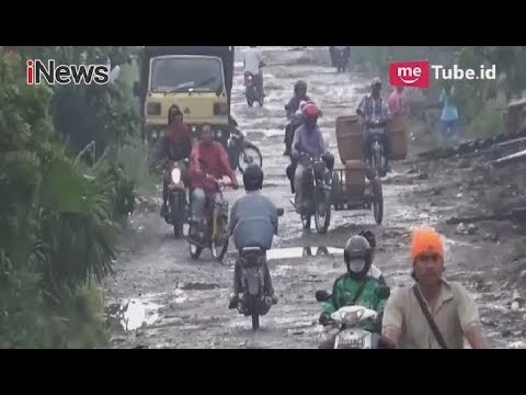 Duh!! Jalan Rusak di Simalungun, Sumatera Utara, Menghambat Perjalanan Pemudik - iNews Pagi 13/06
