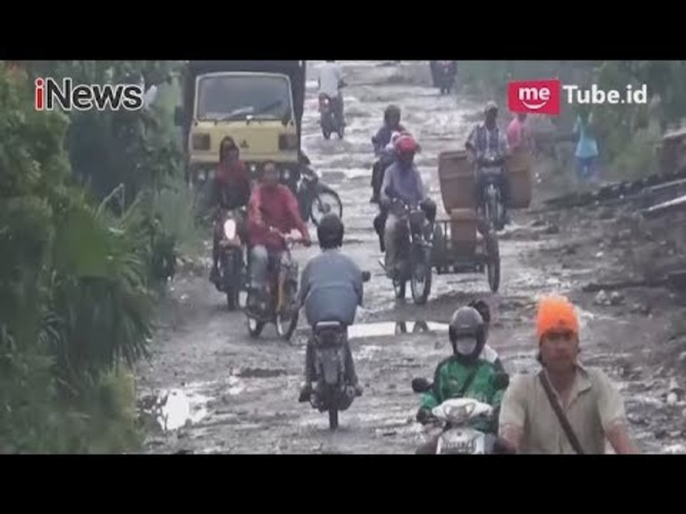 Duh!! Jalan Rusak di Simalungun, Sumatera Utara, Menghambat Perjalanan Pemudik - iNews Pagi 13/06