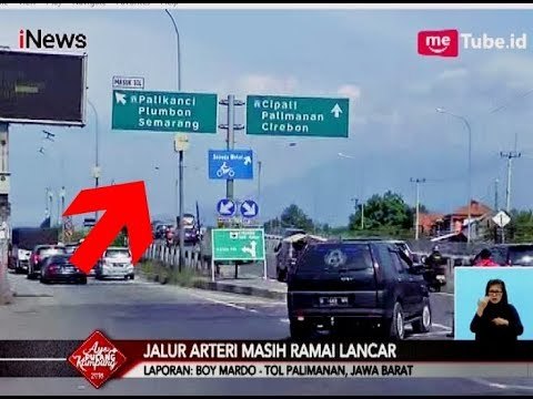 Pemudik Mobil Disarankan Pilih Lajur Kiri dengan Plang Tol Palikanci - iNews Siang 13/06