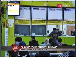 13 Kereta Tambahan Disediakan di Stasiun Gambir - iNews Sore 11/06