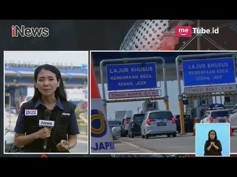 GT Cikarang Utama Ramai Lancar, Kendaraan Melaju dengan Kecepatan 80 Km/Jam - iNews Siang 14/06
