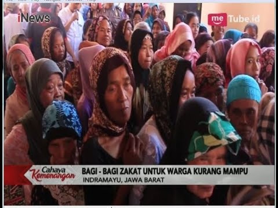 Warga Langut Indramayu Berdesakan Antre Pembagian Zakat - iNews Sore 14/06
