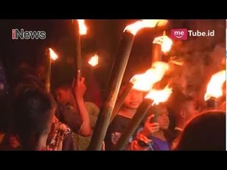 Begini Kemeriahan Atraksi Tongkat Obor Malam Takbiran di Brebes - iNews Malam 14/06