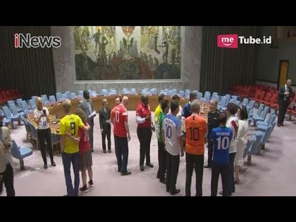 Demam Piala Dunia Sampai ke Ruang Rapat PBB, Anggota Dewan Gunakan Jersey - iNews Malam 15/06