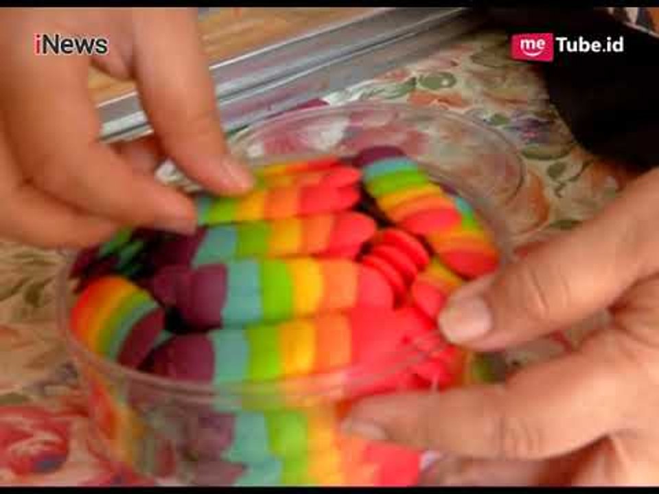 Omset Kue Lidah Kucing Rainbow Pelangi Enak - Special Report 15/06