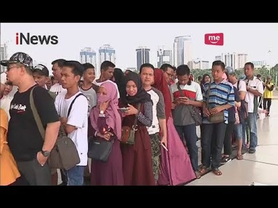 Demi untuk Berfoto, Warga Rela Antri Panjang di Pintu Masuk Puncak Monas - iNews Sore 16/06