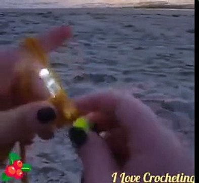 Crochet. Hook With a Flashlight for Those Who Knit in the Evenings). We Knit the Tourniquet