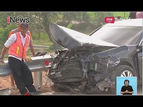 2 Kendaraan Pemudik Alami Kecelakaan di Tol Gandulan-Kertasari - iNews Siang 16/06