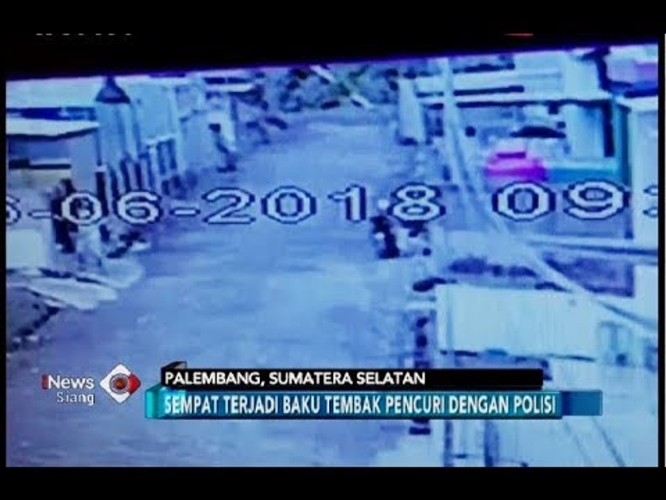 Rekaman CCTV Detik-detik Perampok Ditembak Mati Polisi - iNews Siang 18/06