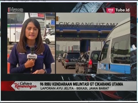 Hari Lebaran, Arus Lalu Lintas Tol Cikarang Utama Lancar - Special Report 15/06
