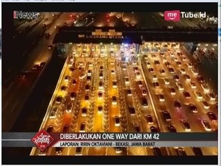 Tol Cikarang Utama Berlakukan Sistem One Way dari KM 42 - iNews Malam 18/06