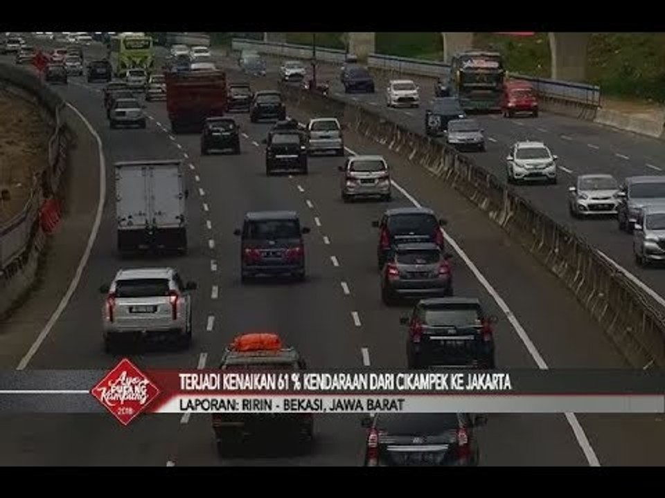 Kendaraan yang Melintas di Tol Cikampek-Jakarta Meningkat hingga 61% - iNews Sore 18/06
