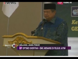 SBY Beri Dukungan dan Optimis Pasangan Khofifah-Emil Dardak Menang Pilkada Jatim - iNews Sore 20/06