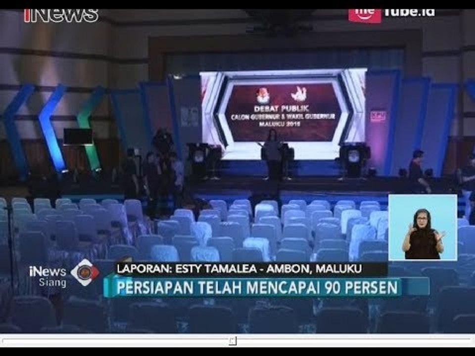 Persiapan Debat Publik Pilgub Maluku Telah Mencapai 90 Persen - iNews Siang 20/06
