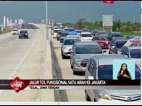 Jalur Tol Fungsional Diberlakukan Sitem One Way Arah ke Jakarta - iNews Siang 21/06