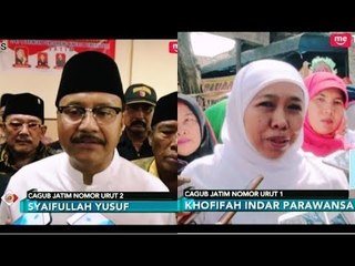 Dua Paslon Pilgub Jatim 2018 Jaga Proses Pilkada Jujur dan Adil - iNews Siang 21/06