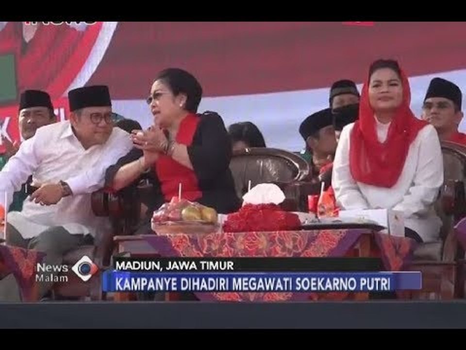 Megawati Soekarnoputri Hadiri Kampanye Terakhir Gus Ipul-Puti di Madiun - iNews Malam 21/06