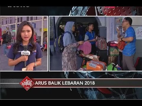 Arus Balik H+7 Lebaran di Stasiun Pasar Senen Alami Peningkatan 1.000 Penumpang - iNews Pagi 22/06