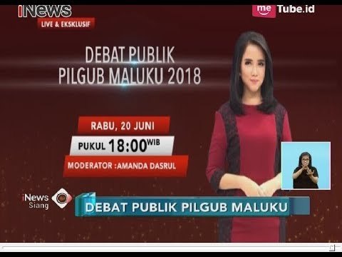 KPU Maluku Gelar Debat Publik Pilgub pada 20 Juni 2018 di Baileo Siwalima - iNews Siang 20/06