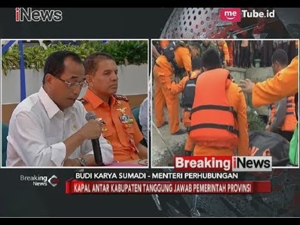 Konferensi Pers Terkait Tenggelamnya KM Sinar Bangun di Danau Toba - Breaking News 20/06