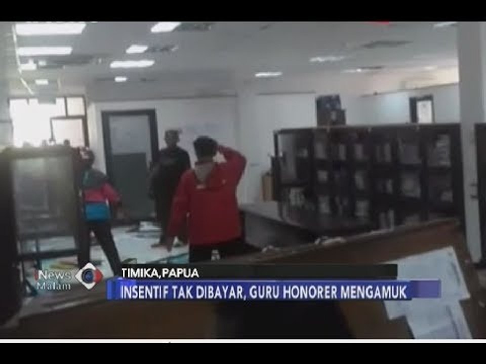 Dua Tahun Tak Dapat Intensif, Guru Honorer Rusak Kantor Dinas Timika - iNews Malam 22/06