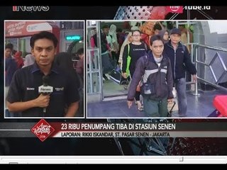 Lonjakan Arus Balik di St. Pasar Senen Diprediksi Berhenti di 23 Ribu Pemudik - iNews Sore 23/06