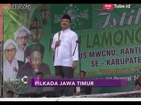 Jelang Pilkada Jatim, Paslon Gus Ipul-Puti Dapat Dukungan Kiai NU Kab. Lamongan - iNews Sore 23/06