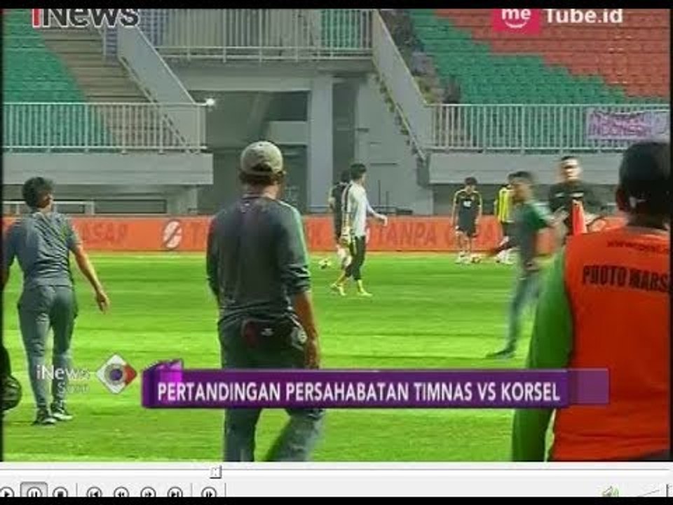 Persiapan Pertandingan Timnas Indonesia dan Korea Selatan di Stadion Pakansari - iNews Sore 23/06