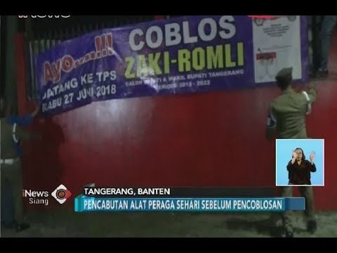 Masa Tenang, Seluruh Atribut Kampanye Para Paslon Dicabut - iNews Siang 24/06