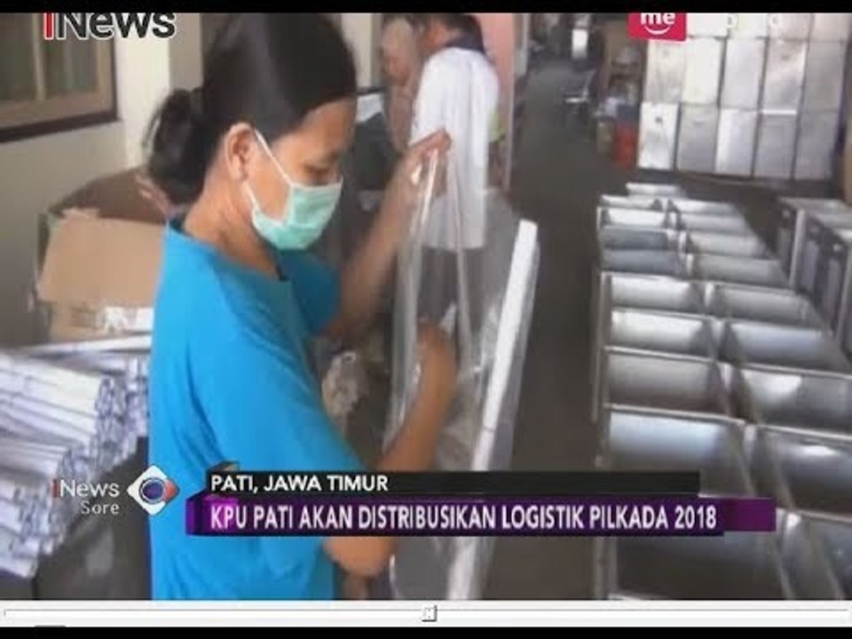 Pengepakan Selesai, KPU Kab. Pati akan Distribusikan Logistik Pilkada 2018 - iNews Sore 22/06