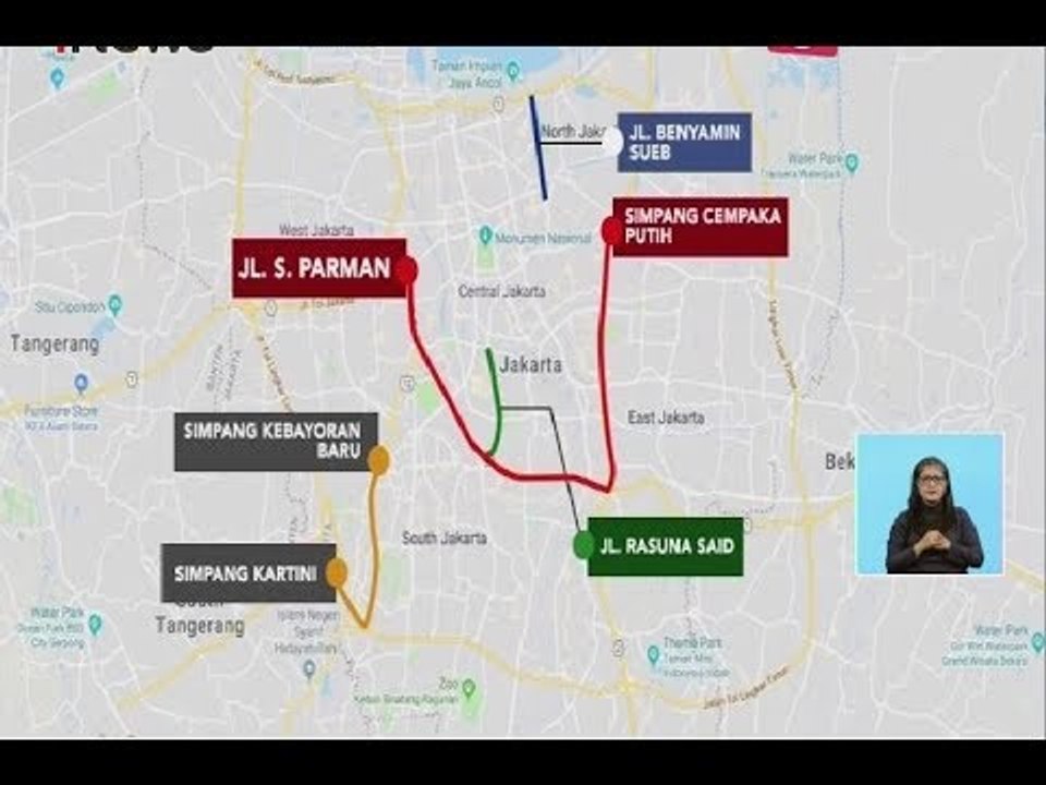 Jelang Asian Games, Ini 4 Titik Wilayah yang Akan Diterapkan Sistem Ganjil-Genap - iNews Siang 25/06