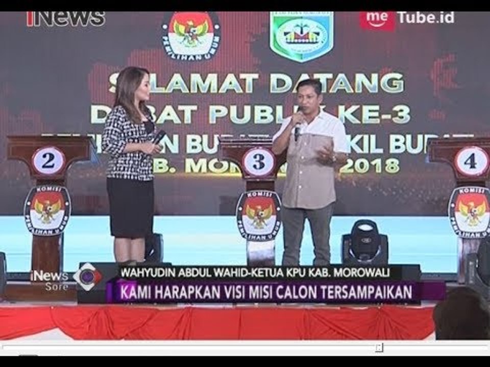 Jelang Debat Pilbup Morowali, KPU Berharap Visi Misi akan Tersampaikan - iNews Sore 23/06