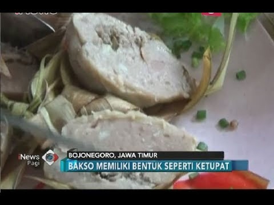 UNIK!! Nikmatnya Makan Bakso Ketupat di Bojonegoro - iNews Pagi 24/06